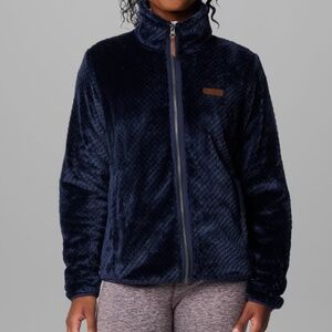 NWT Columbia Navy Blue Fire Side II Sherpa Full Zip Fleece (Size M)